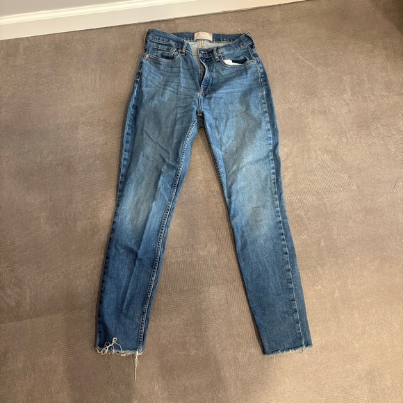 Everlane Denim - Everlane Women's Blue Jeans Straight Regular Fit Size 4/27